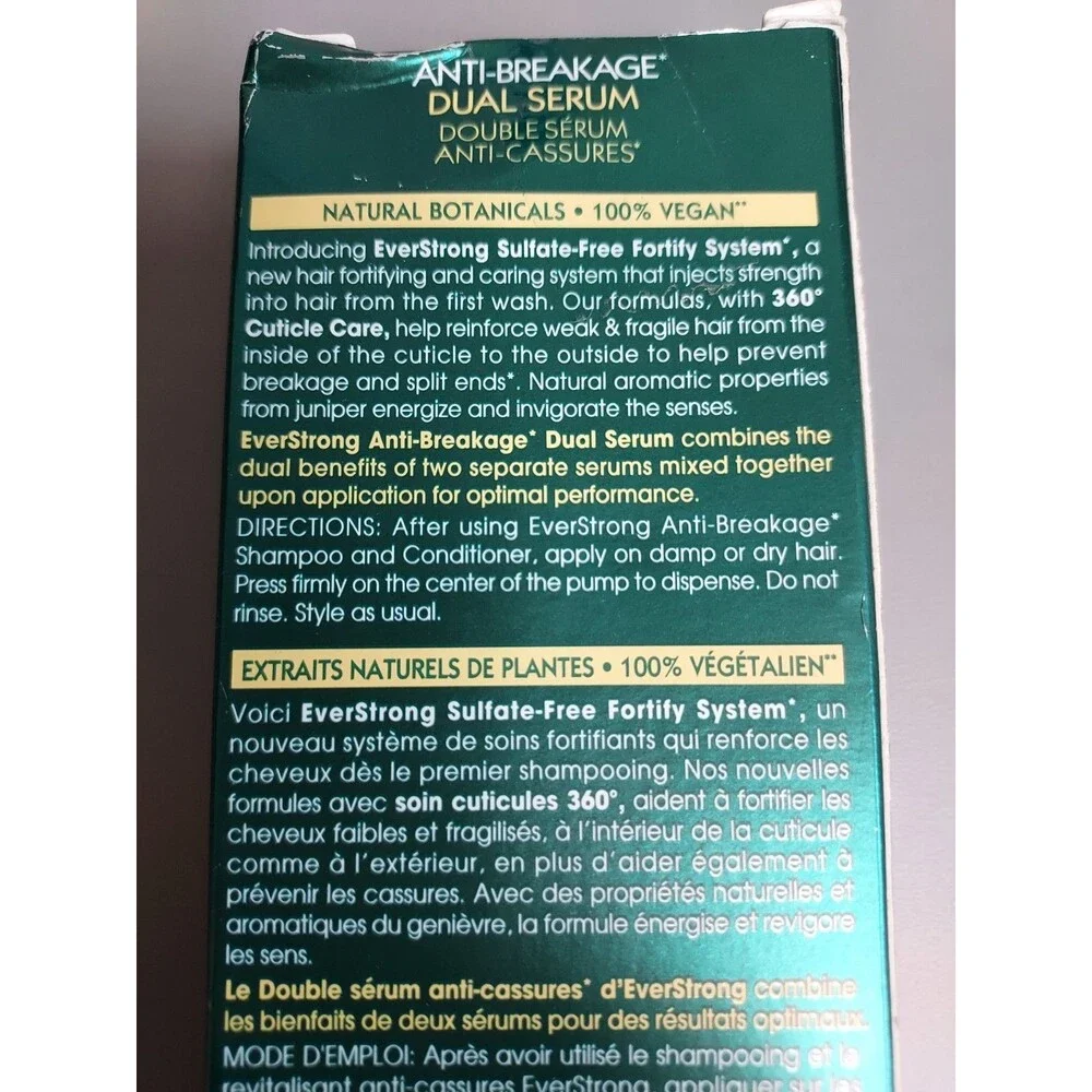 New‎ L'OREAL EverStrong Anti-Breakage Dual Serum 1.0 Fl Oz
